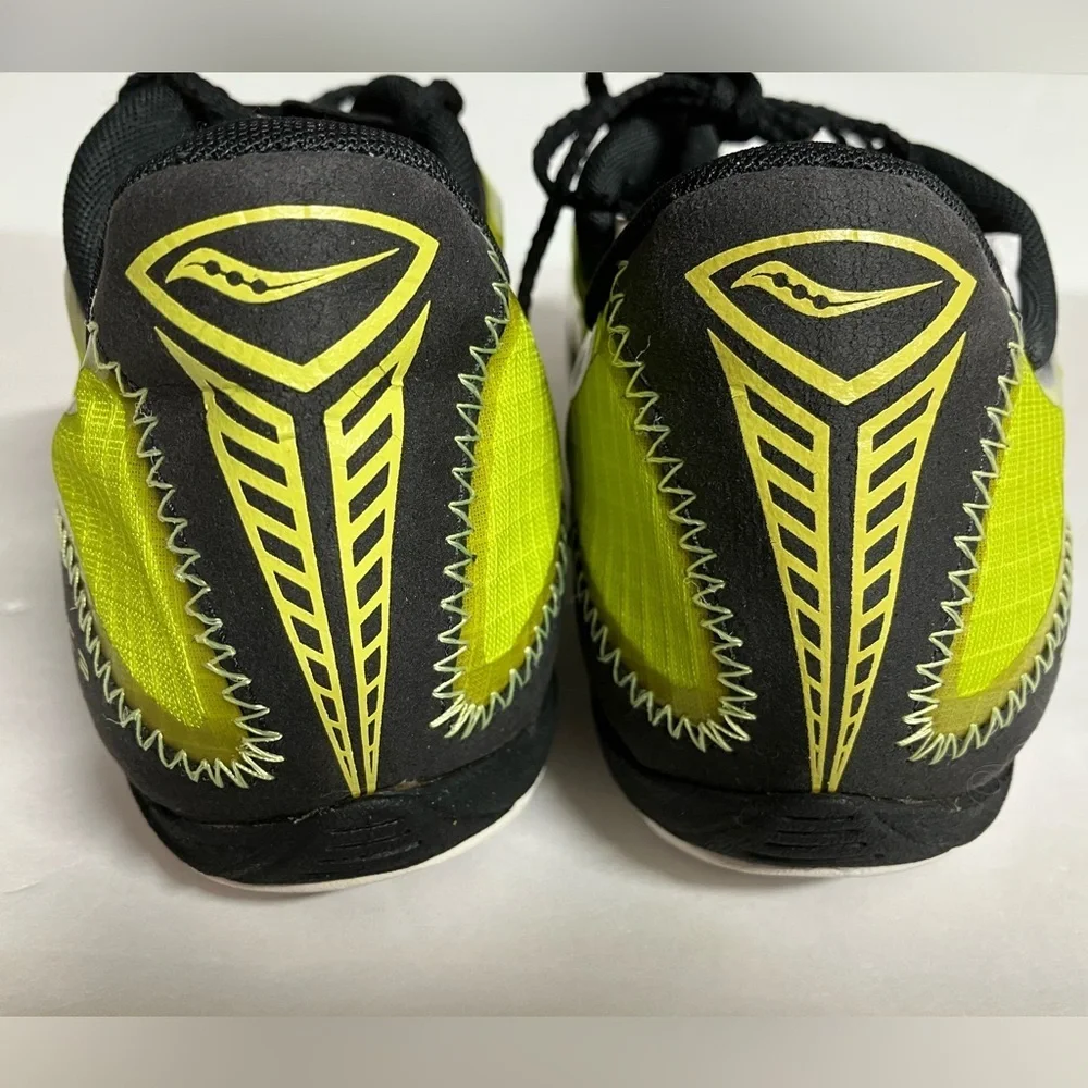 Saucony Men’s Shay XC3 Spike Running Shoe/Cleats, Size 11.5, Neon Green/Black